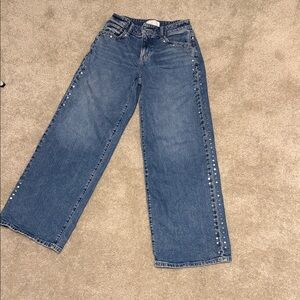PINK Victoria's Secret Blue Flare Jeans